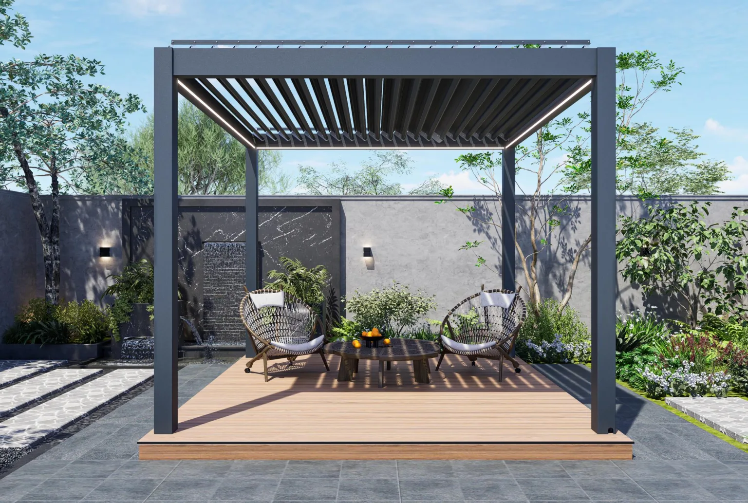 Best-Selling 10' × N' Series Aluminum Pergola​