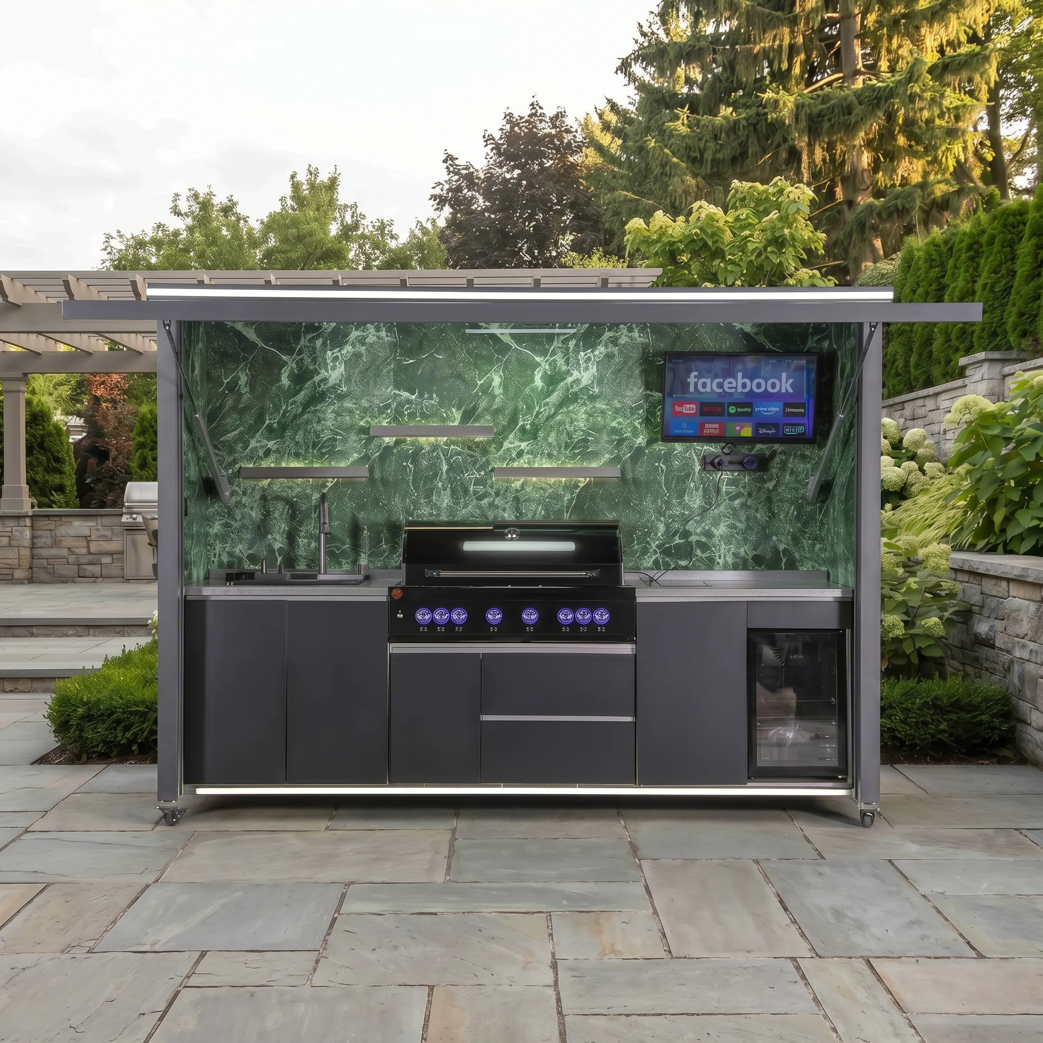 outdoor-kitchen-with-roof-grill-model-2