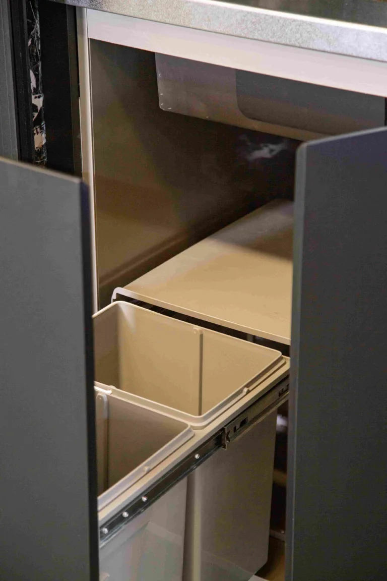 Luxury modular outdoor kitchen designed for a modern American backyard